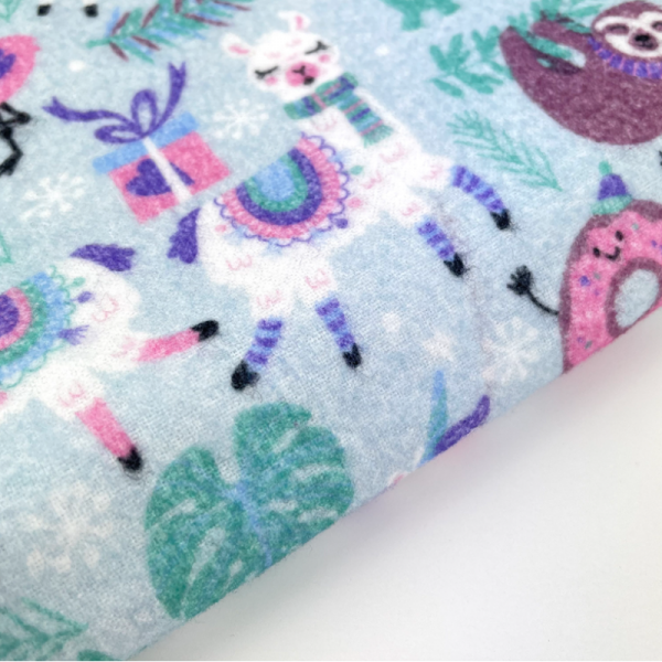 165gsm Cotton flannel custom print fabric